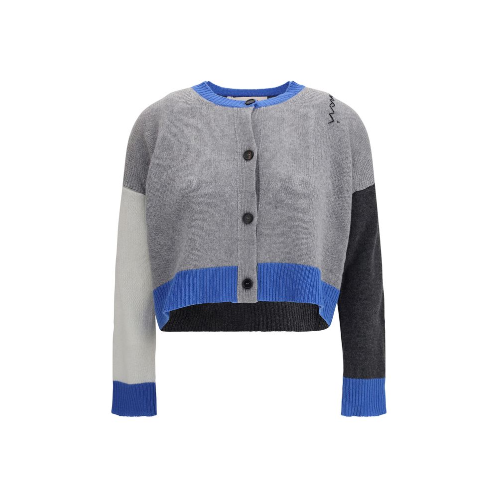 Gray Cashmere Cardigan Knitwear Marni
