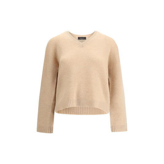 Beige Cashmere Cashmere Sweater Knitwear Fabiana Filippi