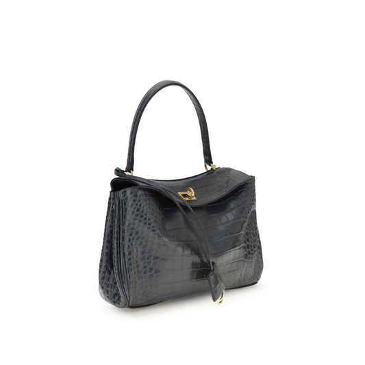 Black Calf Leather Bos Taurus Shoulder Bag Bags Balenciaga