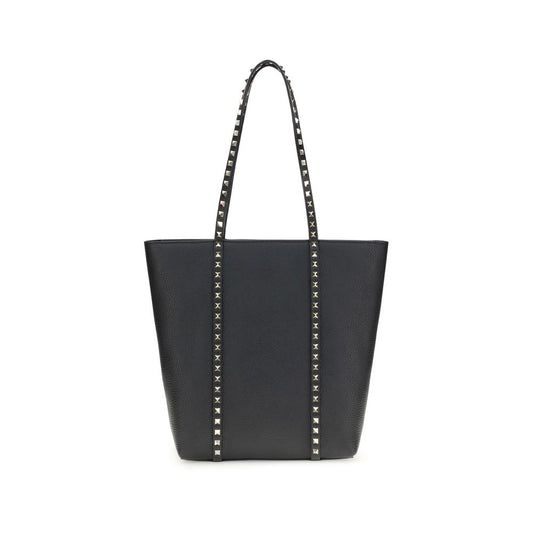Black Calf Leather Bos Taurus Shoulder Bag Bags Valentino Garavani