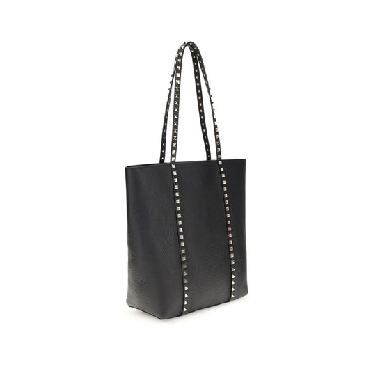 Black Calf Leather Bos Taurus Shoulder Bag Bags Valentino Garavani