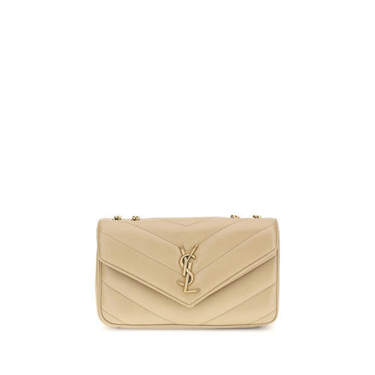 Beige Lamb Ovis Aries Aries Shoulder Bag Bags Saint Laurent