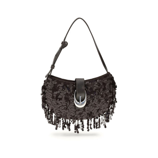 Brown Polyester Shoulder Bag Bags Staud
