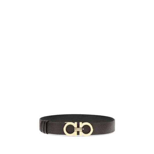 Brown Calf Leather Bos Taurus Belt Belt Ferragamo