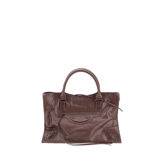 Brown Calf Leather Bos Taurus Shoulder Bag Bags Balenciaga