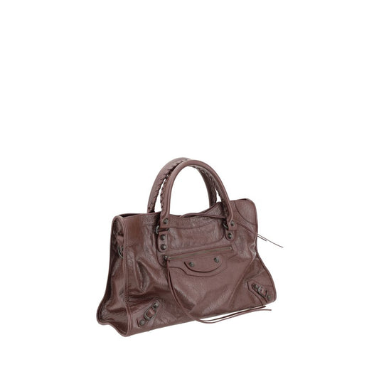 Brown Calf Leather Bos Taurus Shoulder Bag Bags Balenciaga
