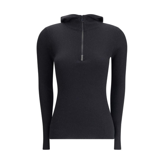 Black Cashmere Sweatshirt Knitwear Brunello Cucinelli