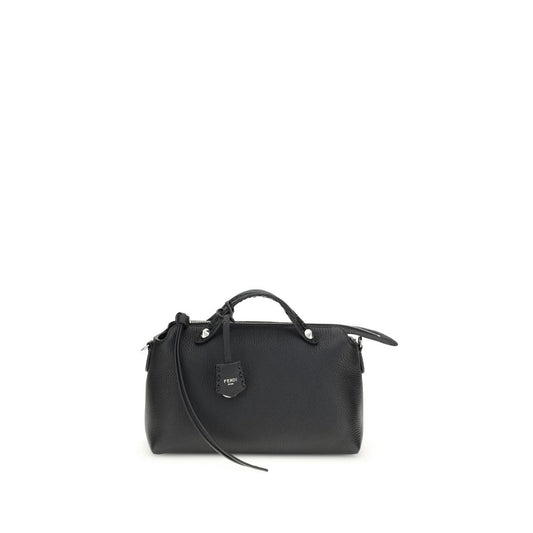 Black Calf Leather Bos Taurus Shoulder Bag Bags Fendi