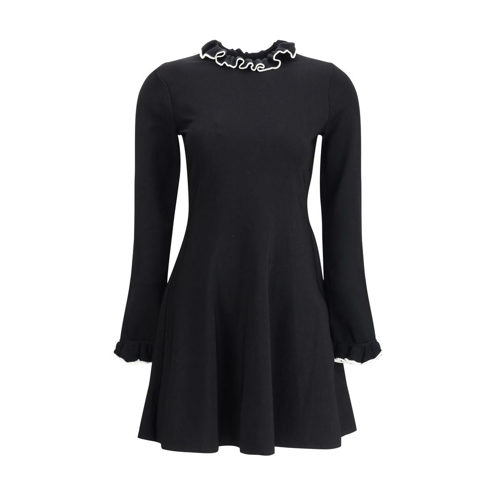 Black Viscose Casual Dress Valentino