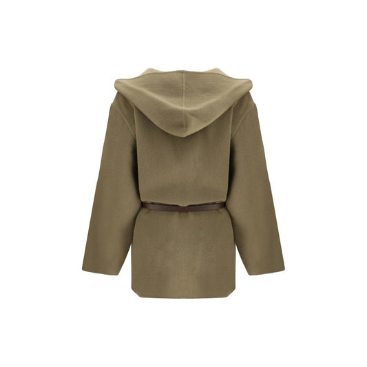 Brown Fleece Wool Coat Coats Jacob Cohen