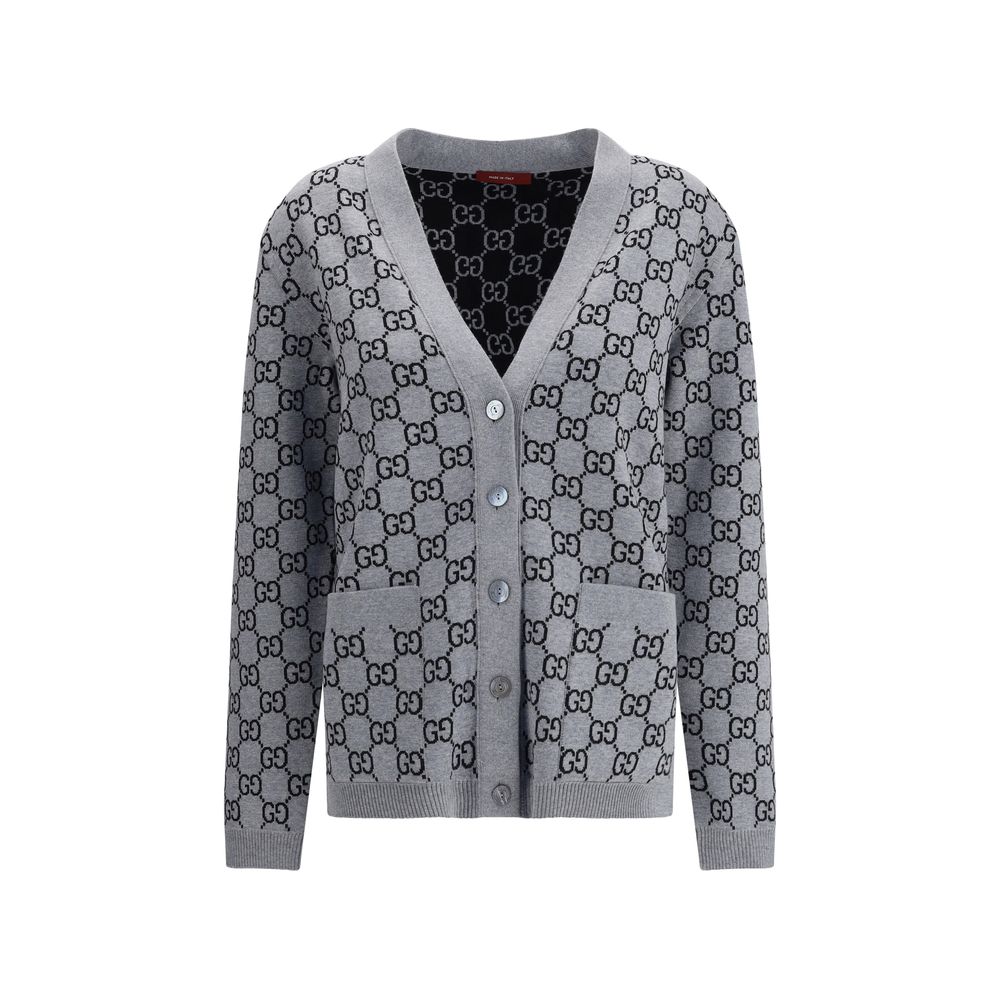 GG Supreme reversible Cardigan Knitwear Gucci