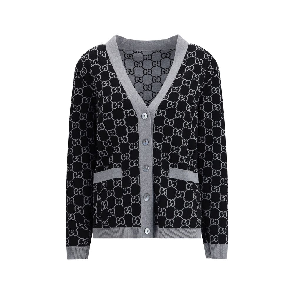 GG Supreme reversible Cardigan Knitwear Gucci