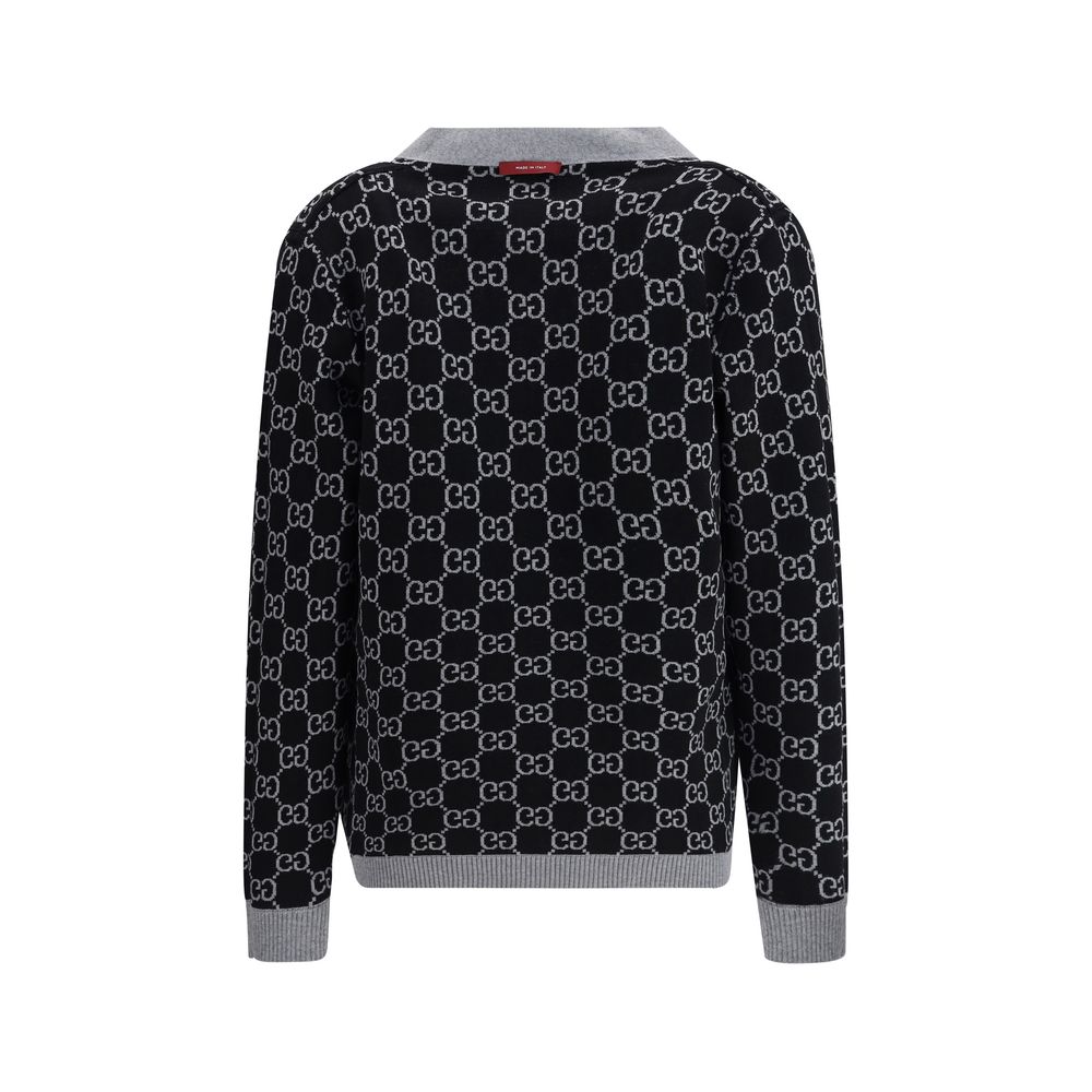 GG Supreme reversible Cardigan Knitwear Gucci