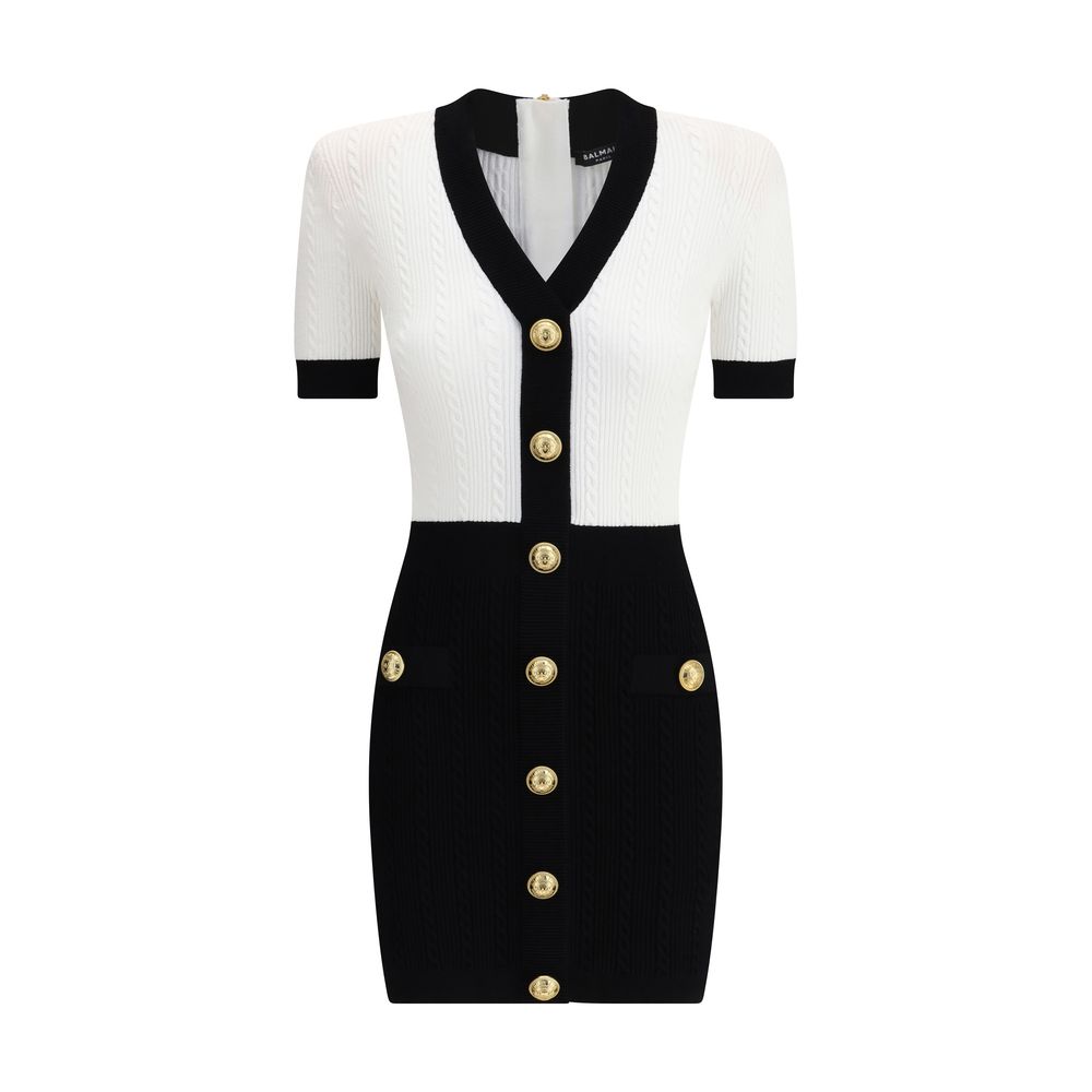 Multicolor Viscose Casual Dress Dress Balmain