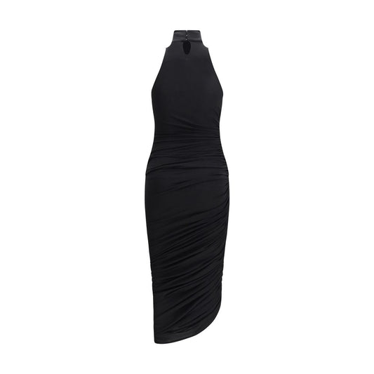 Black Acetate Casual Dress Dress Jacquemus