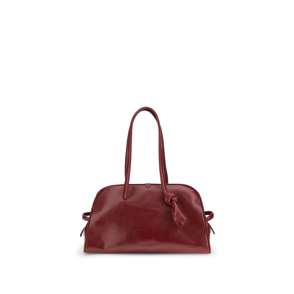 Red Calf Leather Bos Taurus Shoulder Bag Bags Jacquemus