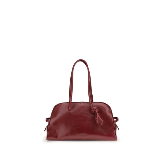 Red Calf Leather Bos Taurus Shoulder Bag Bags Jacquemus