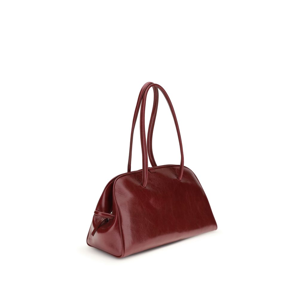 Red Calf Leather Bos Taurus Shoulder Bag Bags Jacquemus