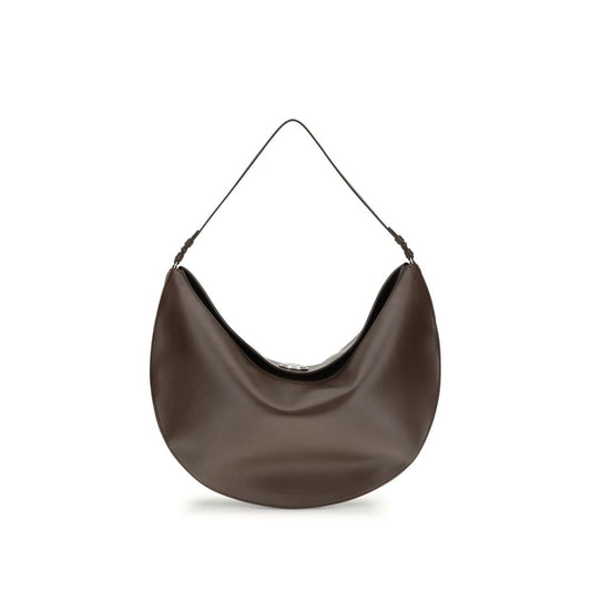 Brown Calf Leather Bos Taurus Shoulder Bag Bags Jacquemus