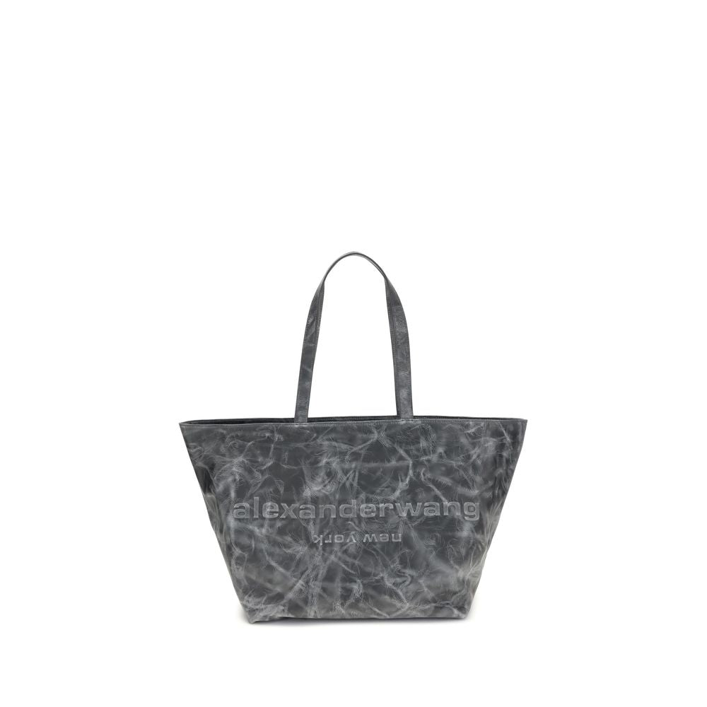 Gray Leather Shoulder Bag Bags Alexander Wang
