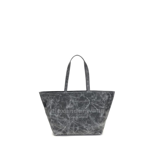 Gray Leather Shoulder Bag Bags Alexander Wang