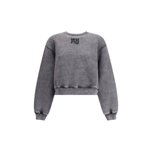 Gray Cotton Sweatshirt Knitwear Alexander Wang