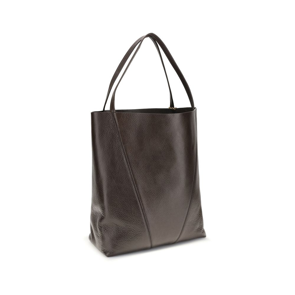 Brown Calf Leather Bos Taurus Shoulder Bag Bags Chloé