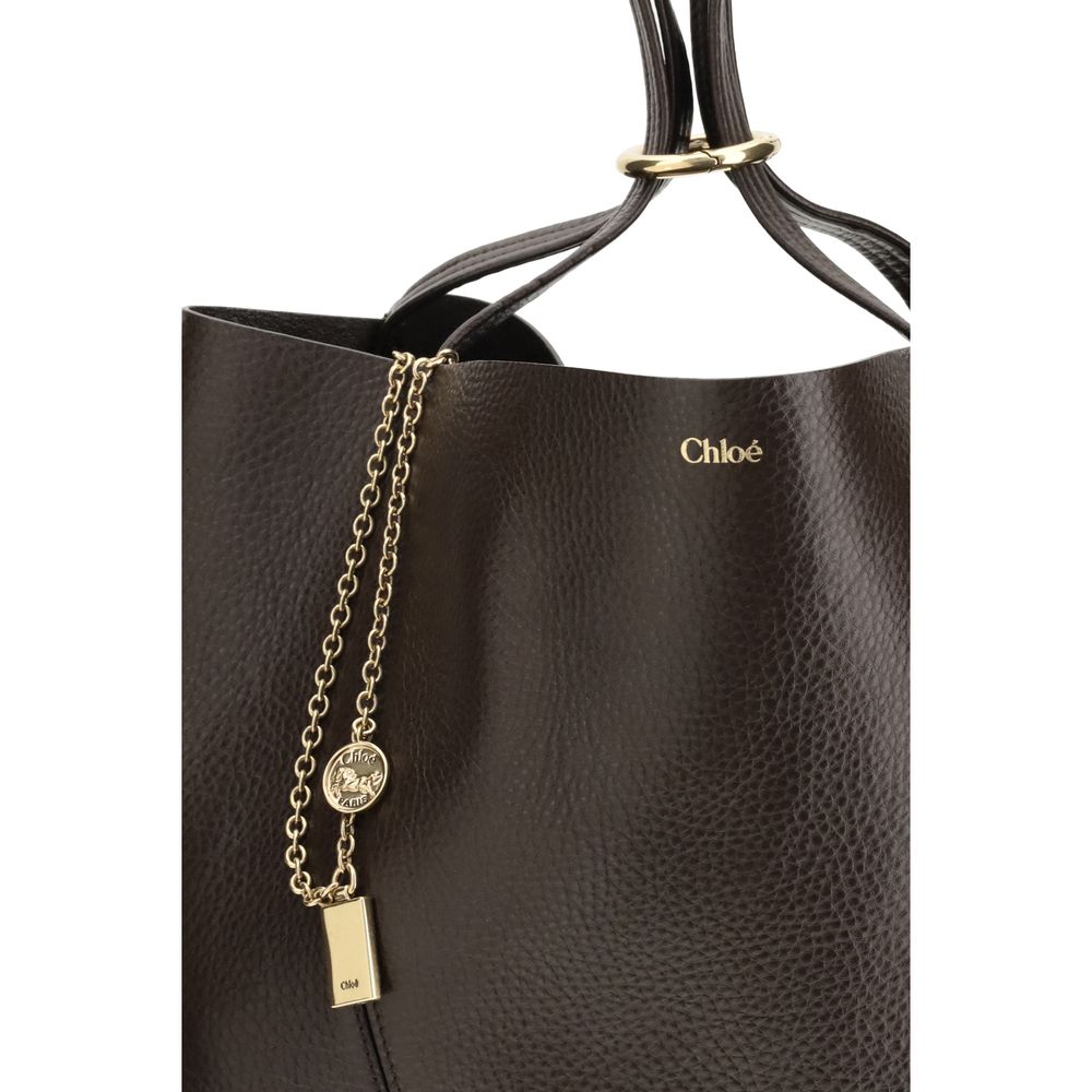 Brown Calf Leather Bos Taurus Shoulder Bag Bags Chloé