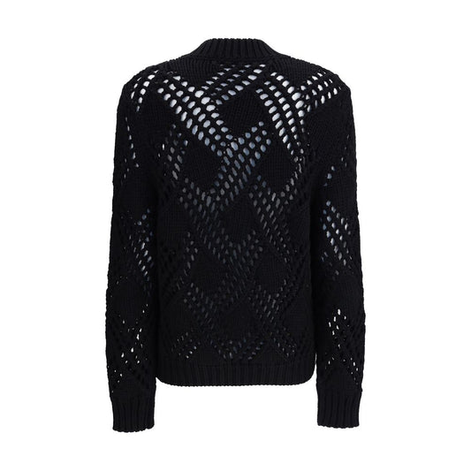 Black Fleece Wool Sweatshirt Knitwear Jil Sander