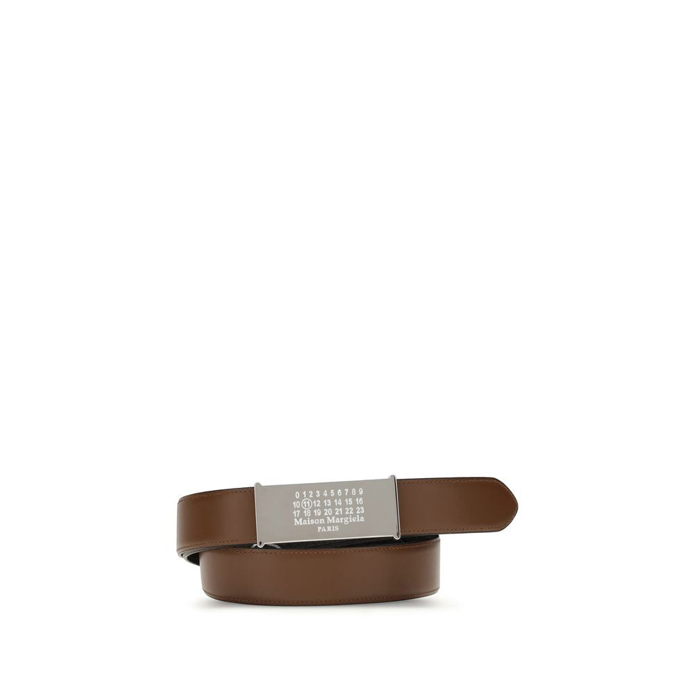Brown Leather Regular Belt Belt Margiela