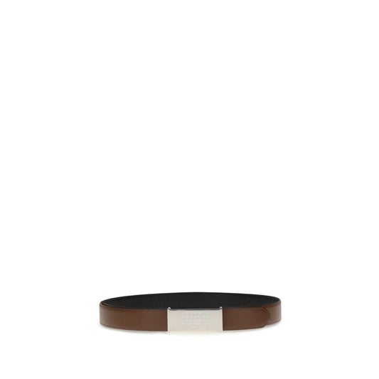 Brown Leather Regular Belt Belt Margiela