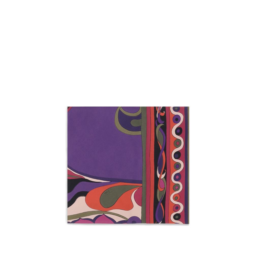 Multicolor Silk Scarf Scarve Emilio Pucci