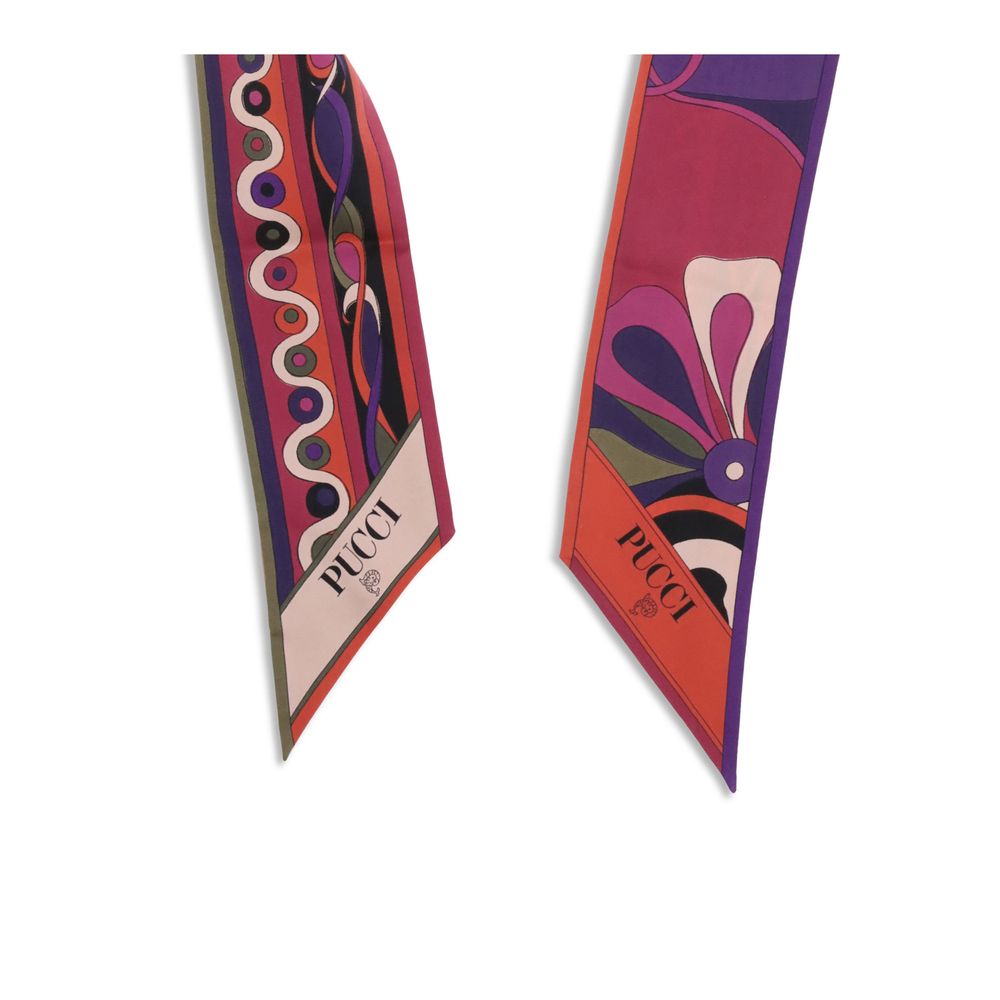 Multicolor Silk Scarf Scarve Emilio Pucci