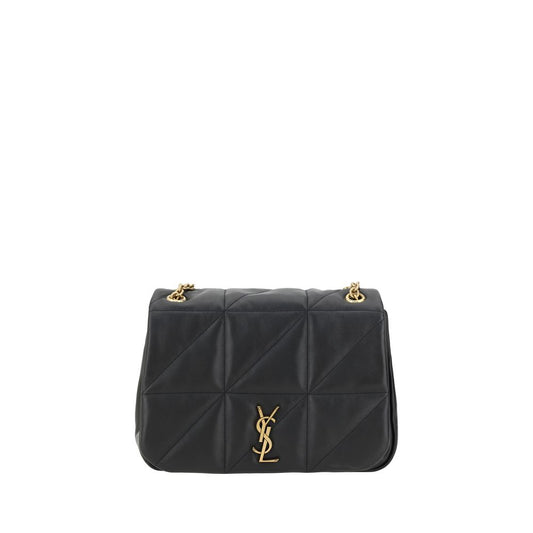 Black Calf Leather Bos Taurus Shoulder Bag Bags Saint Laurent