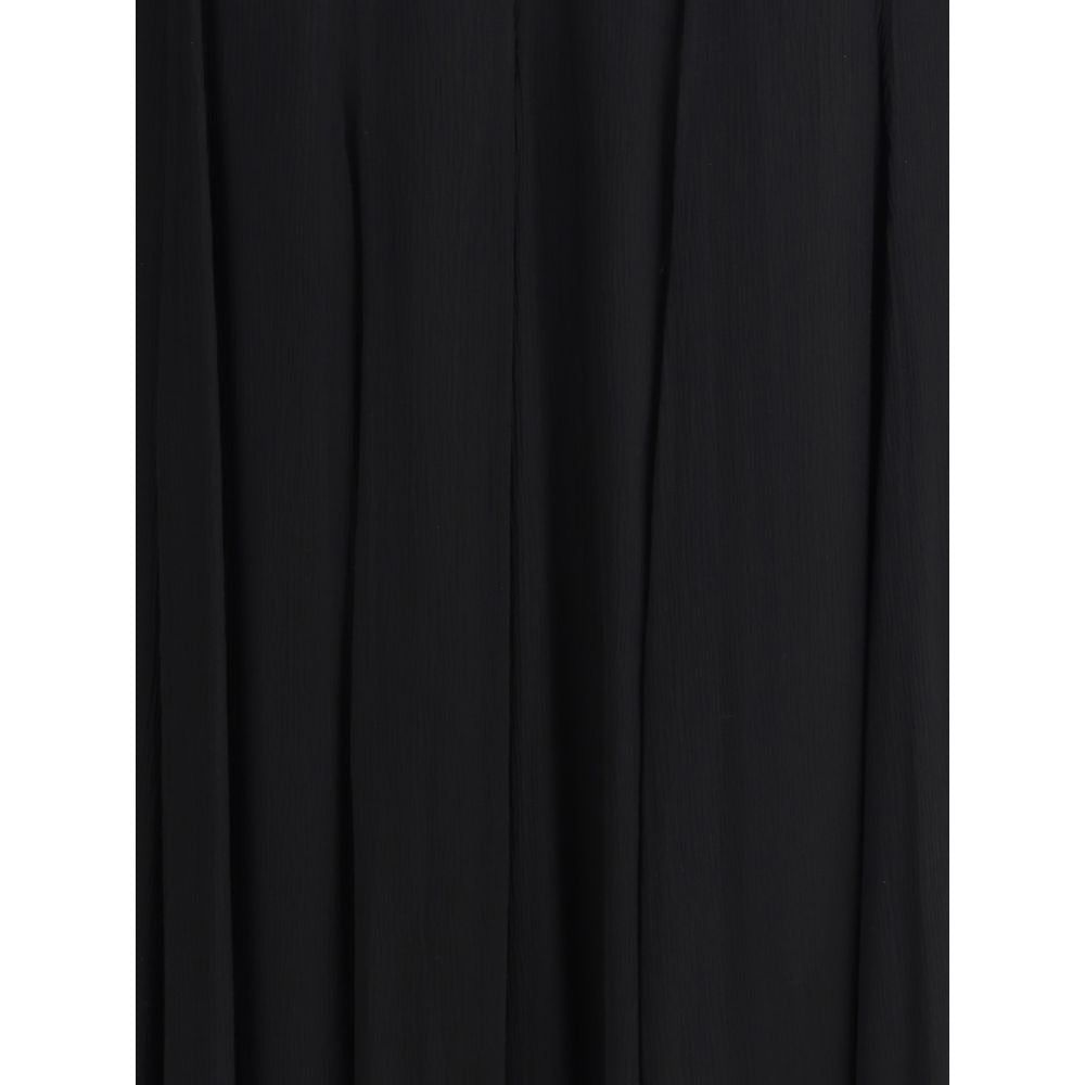Black Silk Long Skirt Skirts Chloé