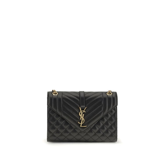 Black Calf Leather Bos Taurus Shoulder Bag Bags Saint Laurent