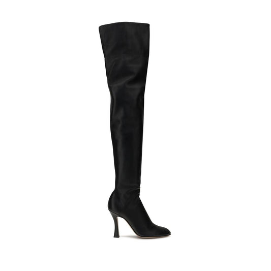 Black Lamb Ovis Aries Aries Over The Knee Shoes Petar Petrov