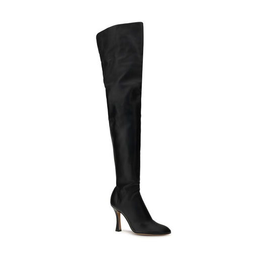 Black Lamb Ovis Aries Aries Over The Knee Shoes Petar Petrov