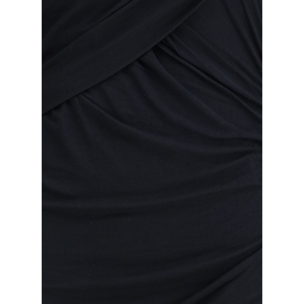 Black Modal Casual Dress Dress Marant Etoile