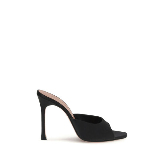 Black Calf Leather Bos Taurus High Heel Pumps Shoes Amina Muaddi