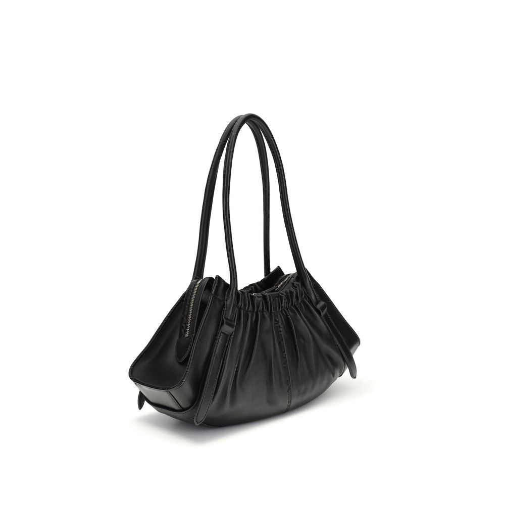 Black Leather Shoulder Bag Bags Marc Jacobs