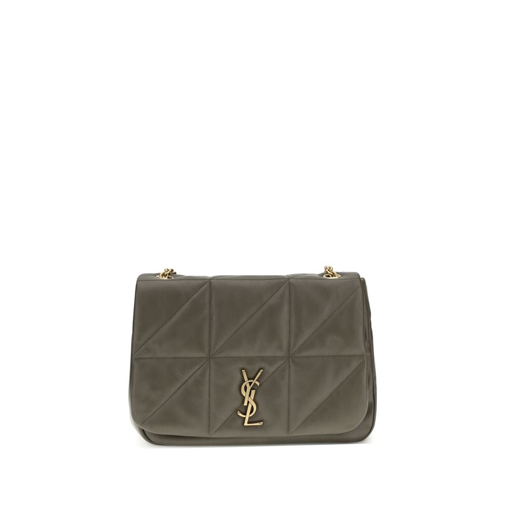 Green Calf Leather Bos Taurus Shoulder Bag Bags Saint Laurent