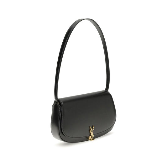 Black Calf Leather Bos Taurus Shoulder Bag Bags Saint Laurent