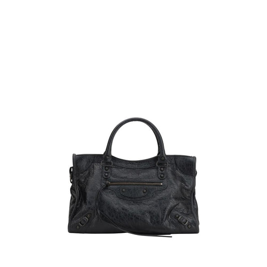 Black Calf Leather Bos Taurus Shoulder Bag Bags Balenciaga