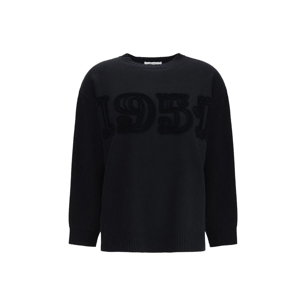 Black Wool Sweatshirt Knitwear Max Mara