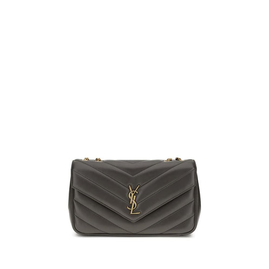 Gray Calf Leather Bos Taurus Shoulder Bag Bags Saint Laurent