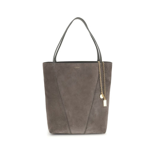 Gray Calf Leather Bos Taurus Shoulder Bag Bags Chloé