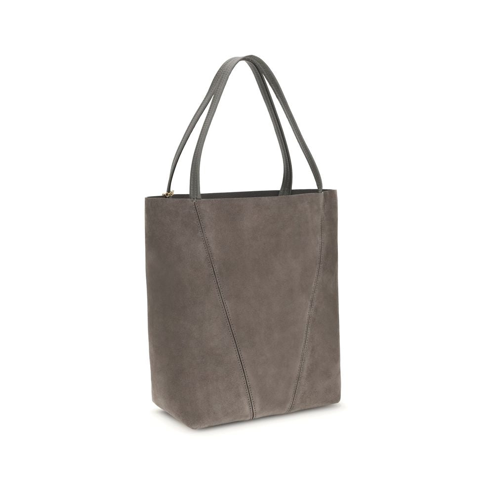 Gray Calf Leather Bos Taurus Shoulder Bag Bags Chloé