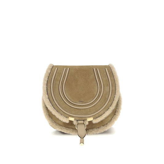 Beige Calf Leather Bos Taurus Shoulder Bag Bags Chloé
