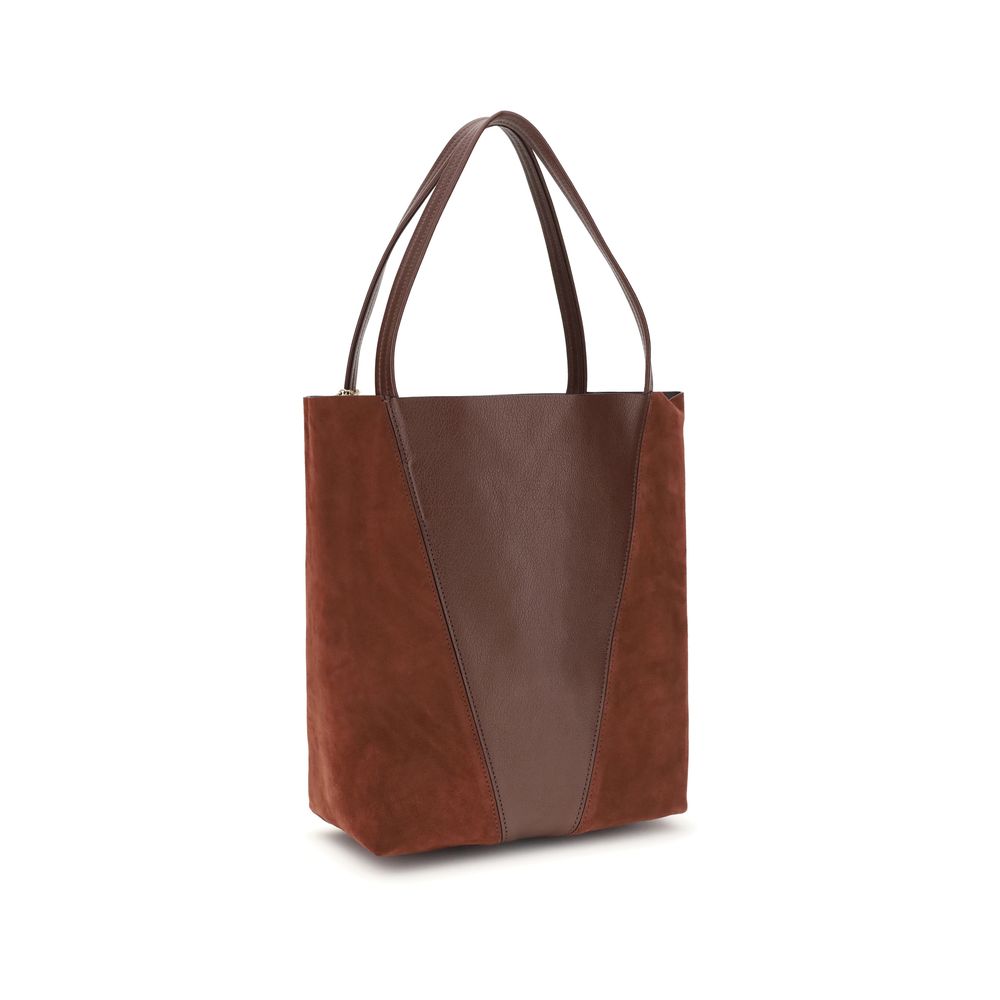 Brown Leather Shoulder Bag Bags Chloé